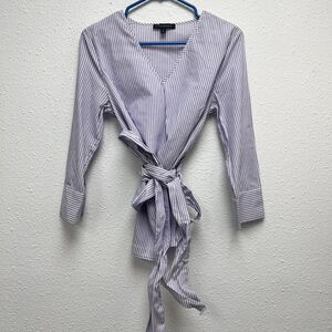 Banana Republic long sleeve top purple lilac size Small